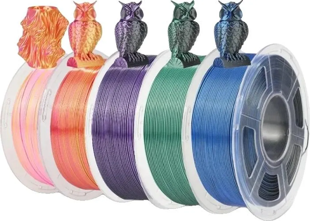 Filament pour imprimante 3D multicolore DC RB MIX5 projets créatifs