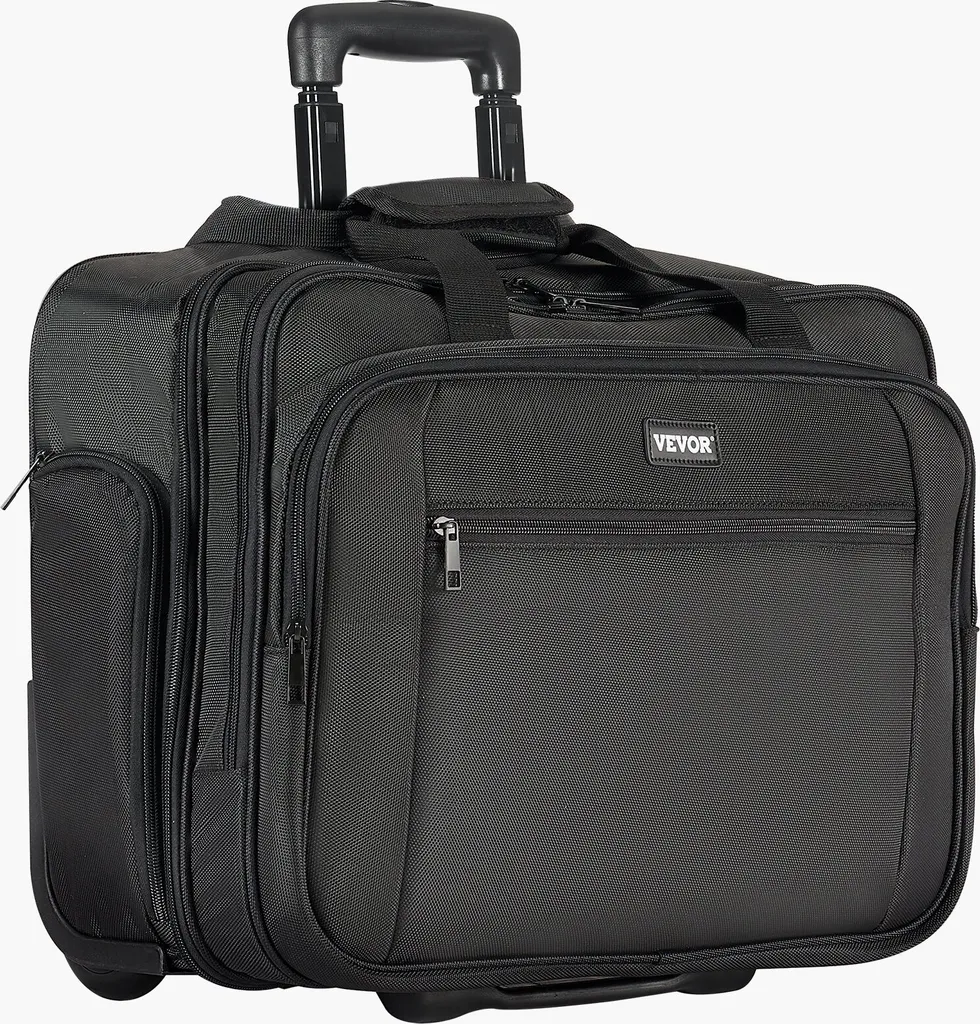 Laptop Notebook Trolley Valigetta per notebook 450x210x370mm Nero - 9
