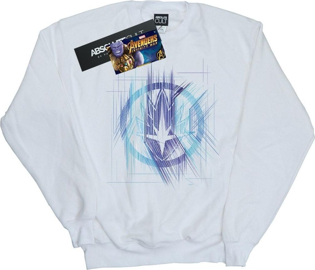 Marvel - "Avengers Infinity War Guardian" Sweatshirt für Damen BI7651 (XXL) (Weiß)