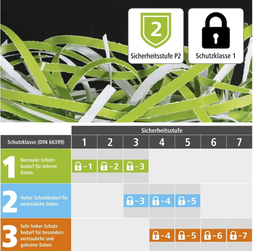hama Basic S6 Aktenvernichter mit Streifenschnitt P-2, 6 Produktbild 7
