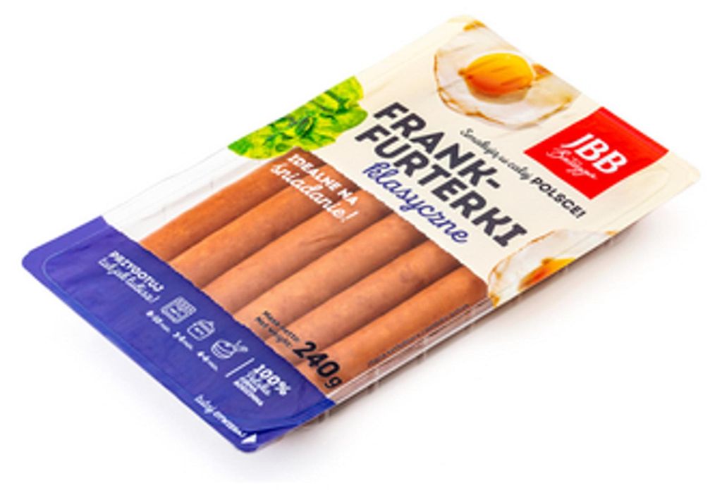 Frankfurterki Klasyczne JBB 240 g Zdjęcie produktu 
