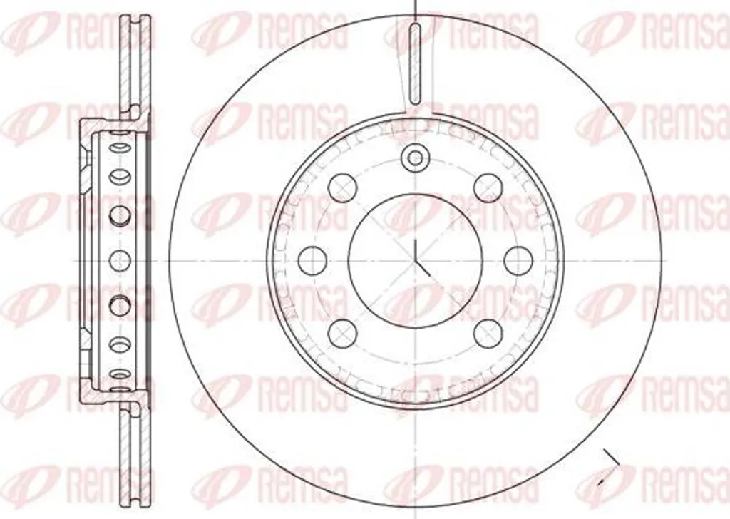 Disque de frein anti-vibration pour Lupo et A2 - Solution OE 6E0615301