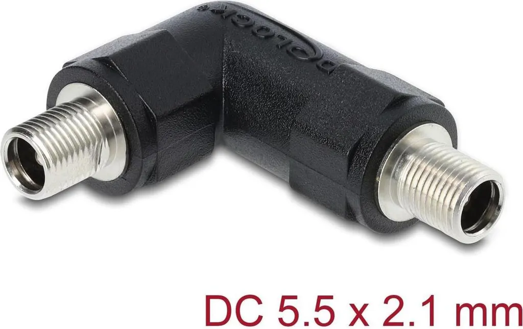 Giunzione DC 5,5 x 2,1mm Femmina Delock per Telecamere di Sicurezza