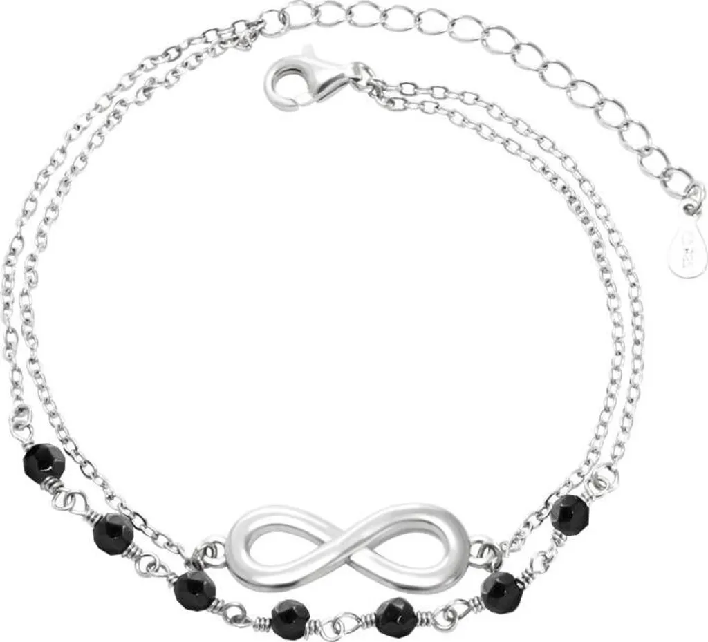 Bracciale Infinity Doppio Argento AGB751/21 | Simbolo Eterno d'Amore