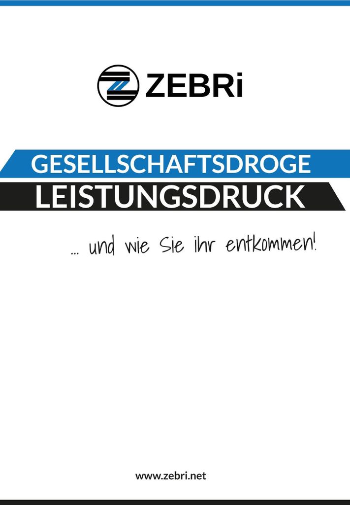 Gesellschaftsdroge Leistungsdruck