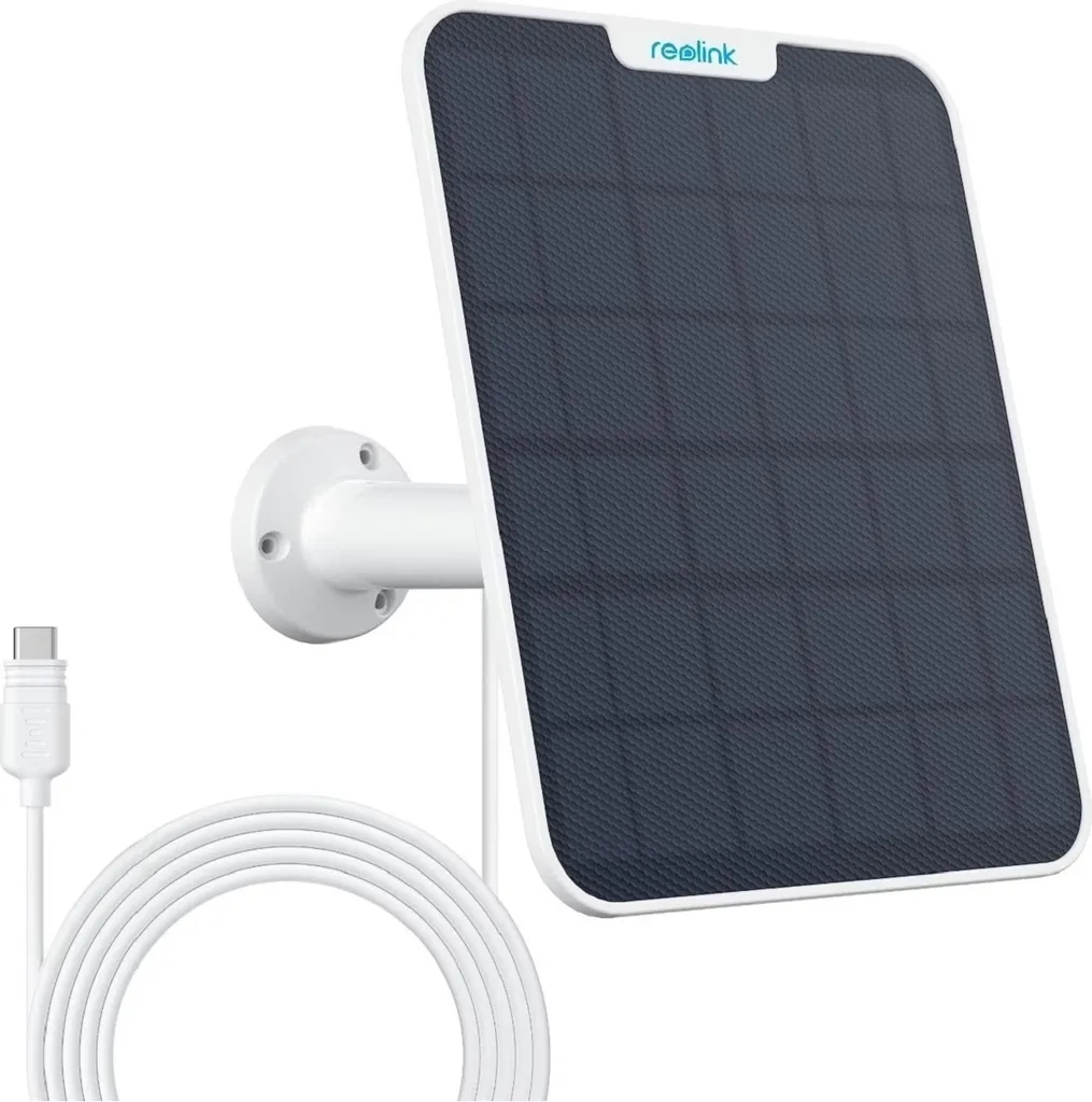 Reolink Solar Panel 2 5.8W USB-C Bianco - Alimentazione Continua