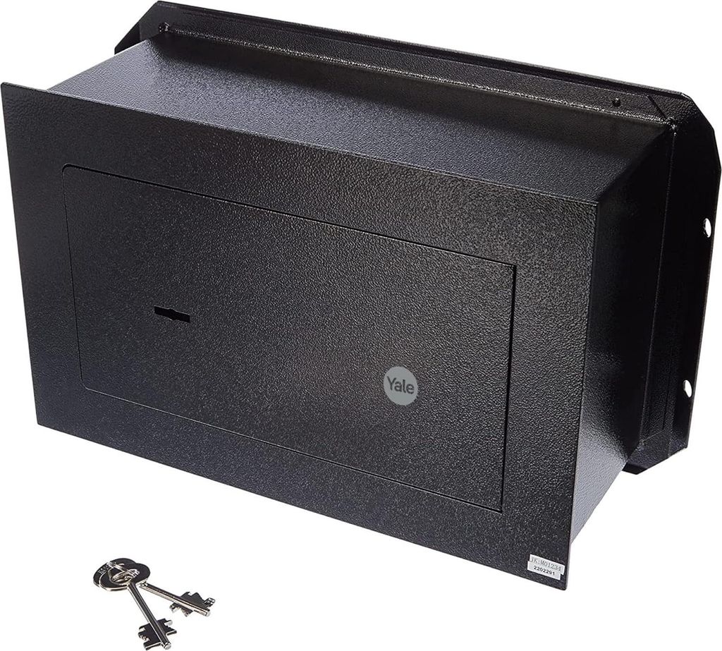 Wandtresor mit Schlüssel - Unauffällige Aufbewahrung - Kleine Gegenstände gesichert - Montage in der Wand