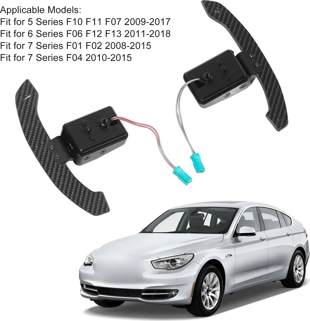 Palettes de changement de vitesse magnétiques en carbone pour BMW F10 F11