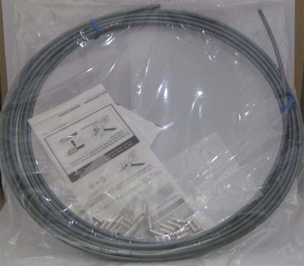 Shimano SIS-SP51 Schaltaußenhülle grau 7,62 m - präzise, leichtgängige Schalt...