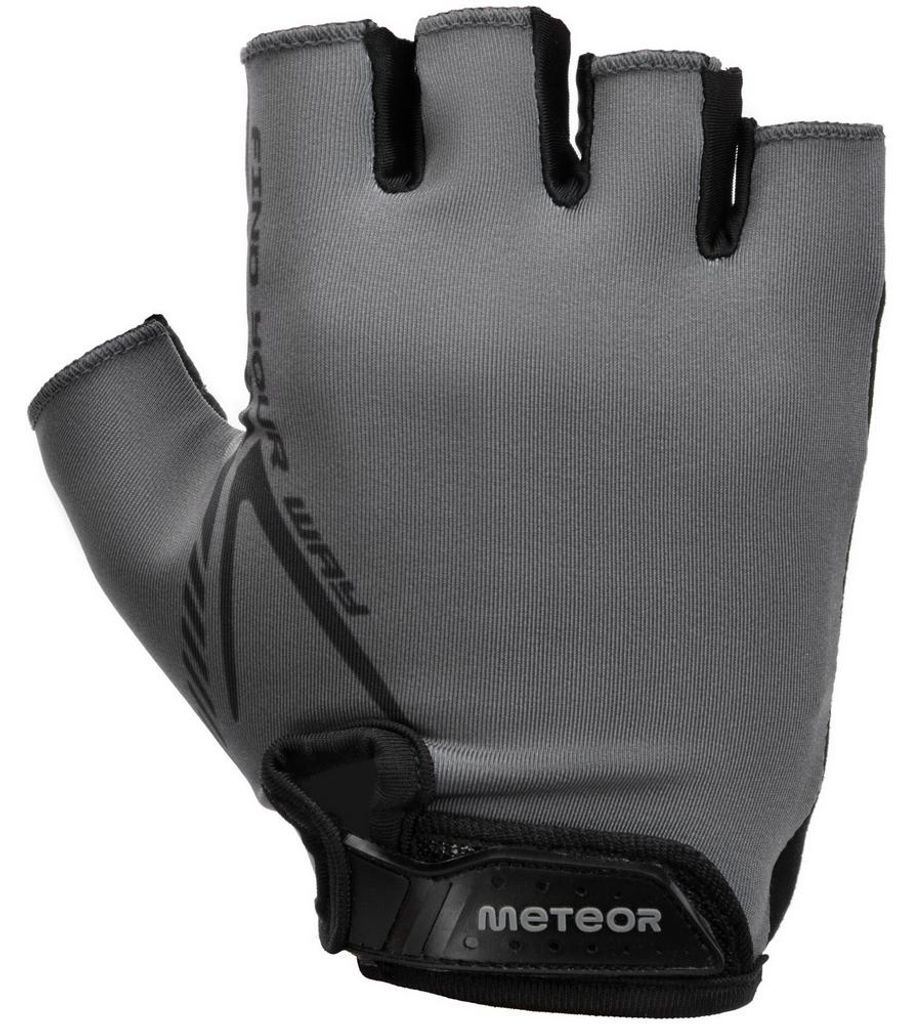 Meteor - Radfahrer-Handschuhe "MX10" - Schaumstoff PP3693 (XL) (Grau)