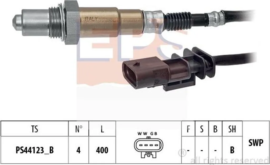 Sonde Lambda OE 31422307 EPS pour Volvo V60 et V90 haute température