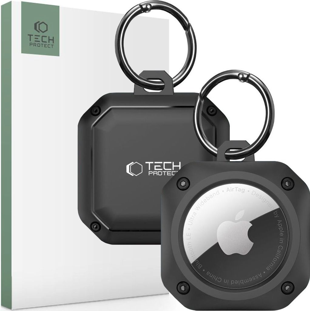 Tech-Protect Rough Pro Apple Airtag Schwarz