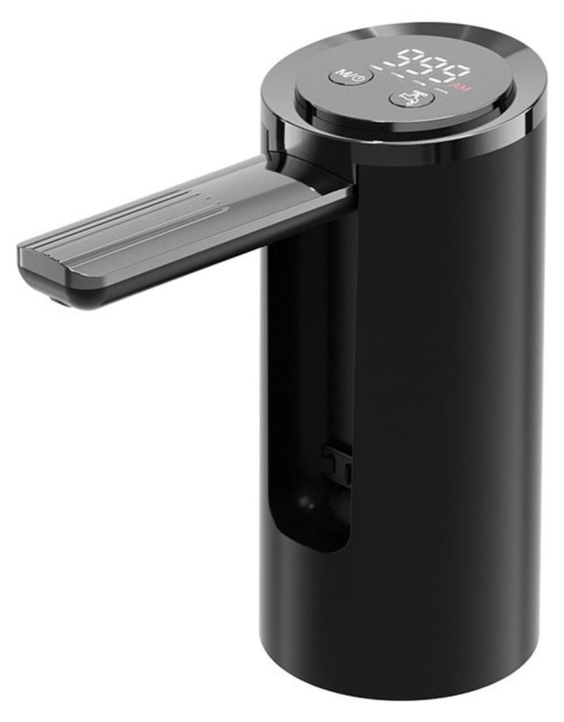 INF Kabellose Wasserpumpe Smart Display USB Kunststoff 15cm für Reise Schwarz