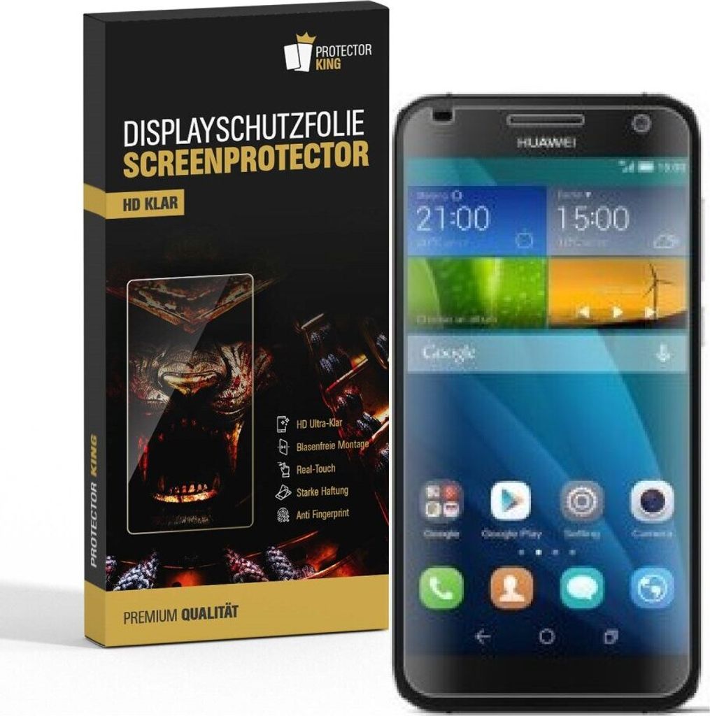 6x Displayschutzfolie für Huawei G7 Displayfolie Schutzfolie HD ULTRA KLAR