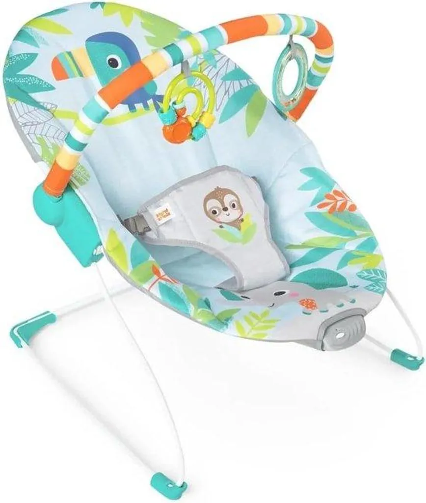 Transat avec couverture apaisante Safari Fun et motif Toucan coloré