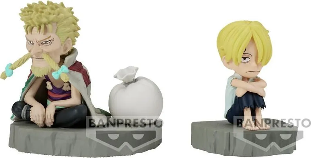 Set figurines One Piece Sanji Zeff 6 cm - Gain de place et collection