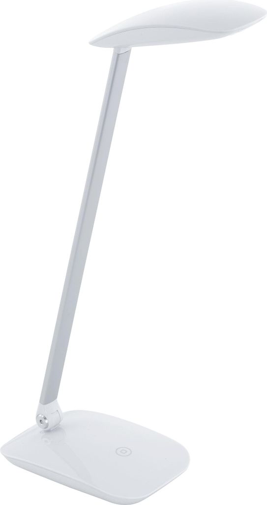CAJERO Tischleuchte Tischbeleuchtung - L15 x B10 x H50 cm - weiß - 4,8W inkl. - IP20