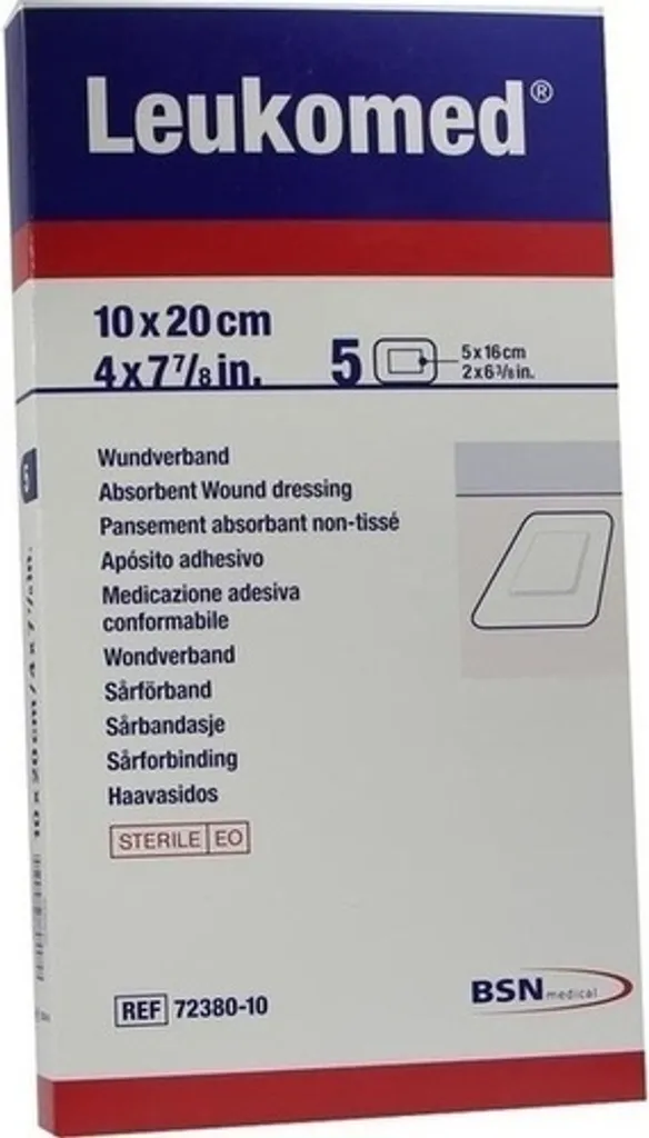 Tecnologia BSN Medical Leukomed 10x20cm: 5 Patch Sterili