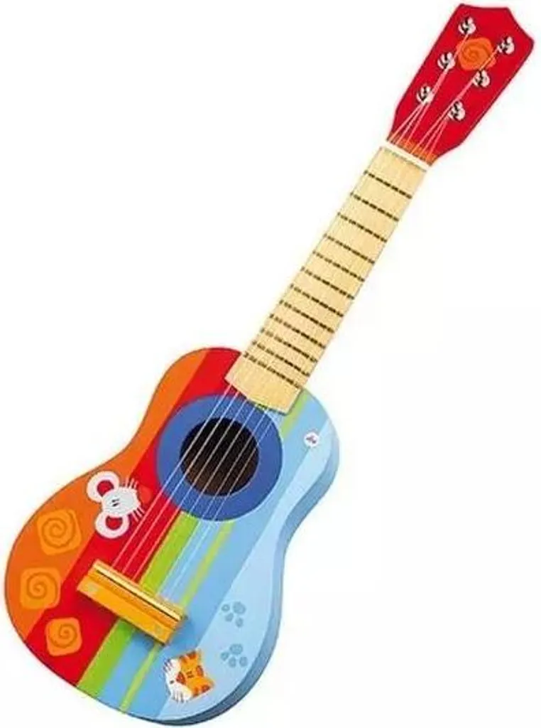 Guitare enfant 3 ans et plus - Cordes nylon souples et bois naturel léger