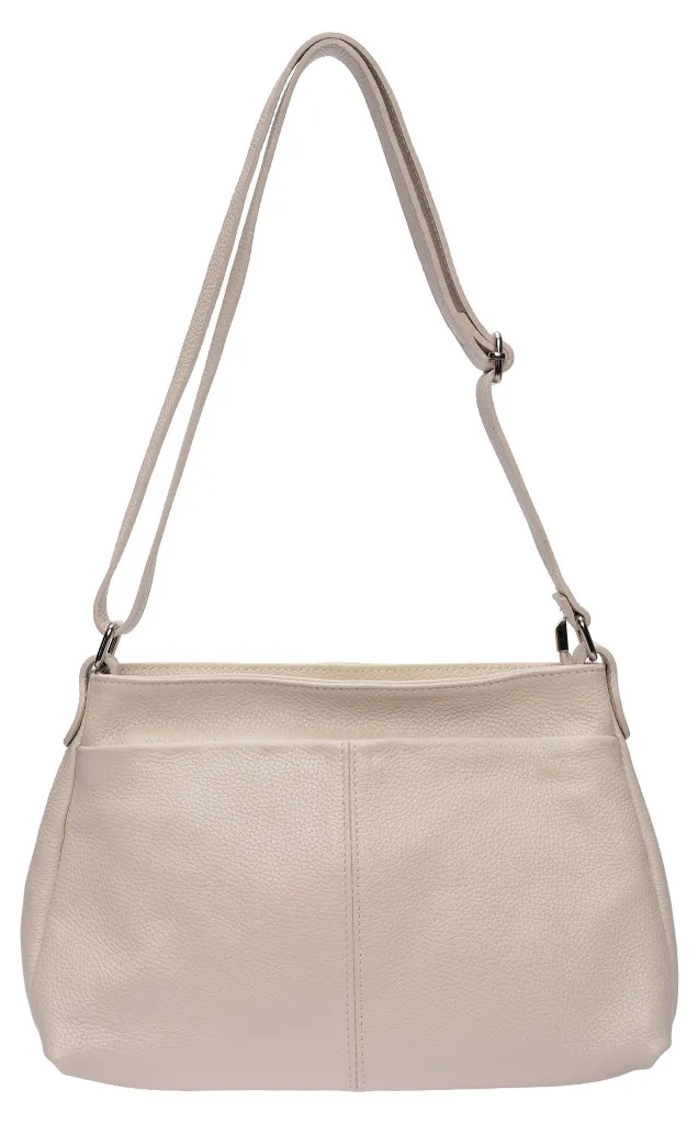 Sac bandoulière beige polyvalent Isabella Rhea pour femme active