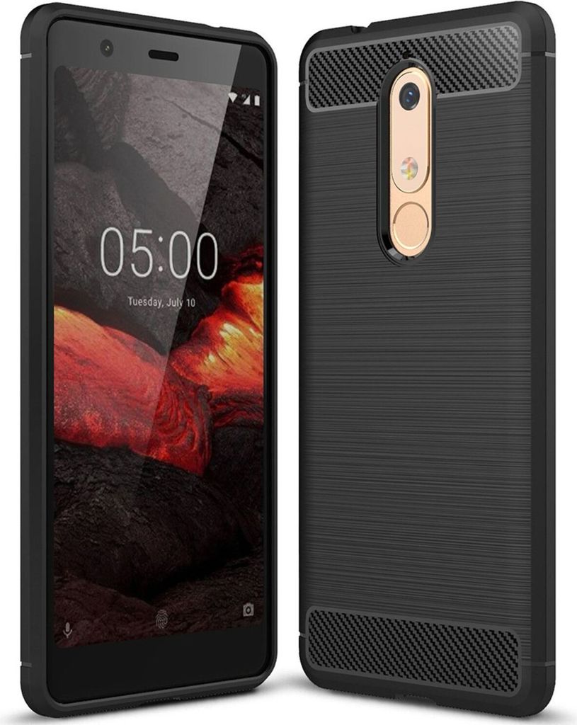 NALIA Hülle Handyhülle für Nokia 5.1 (2018), Ultra-Slim Silikon Case Cover Etui