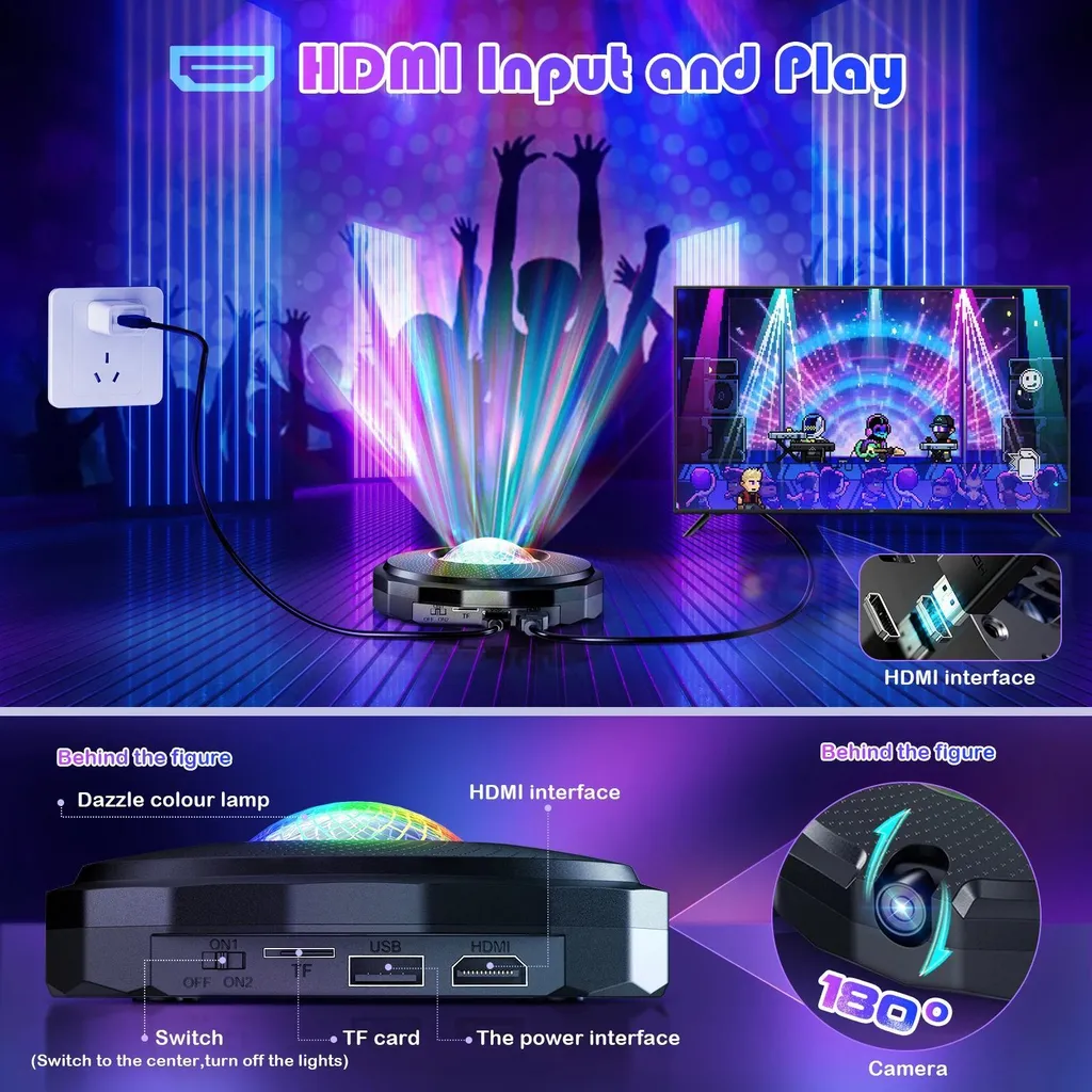 Tapis de danse double AR avec fil et 2 télécommandes pour TV - 5