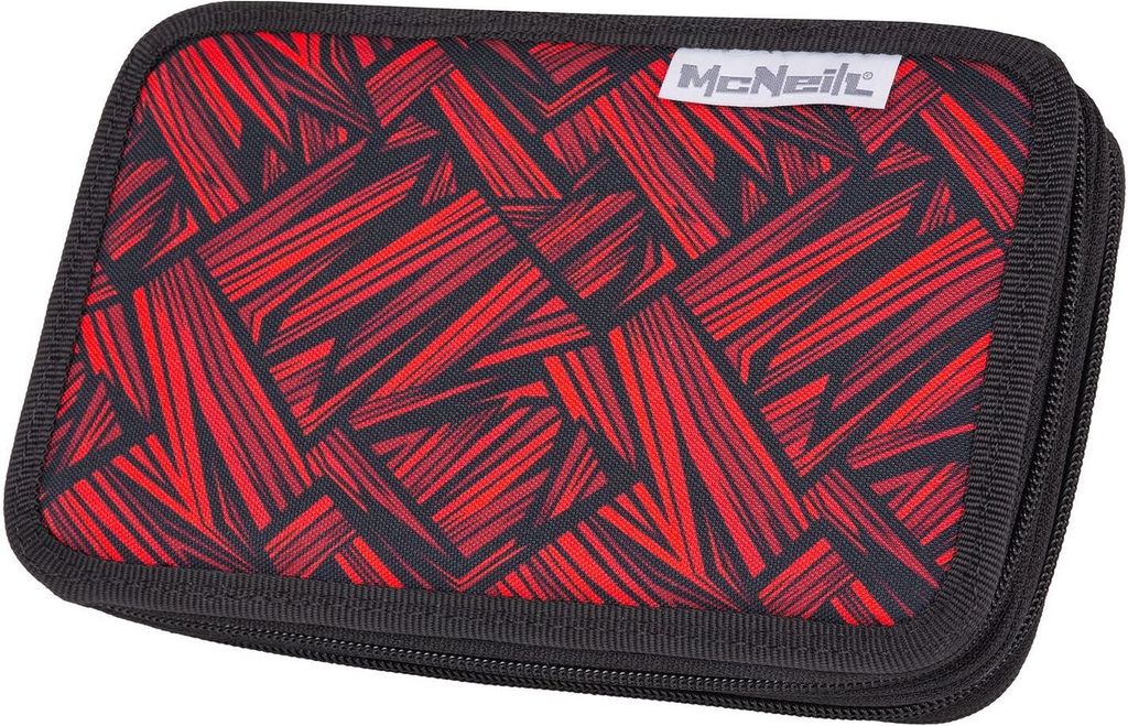 McNeill Federmäppchen Pencil Case with Two Compartments Zack rot