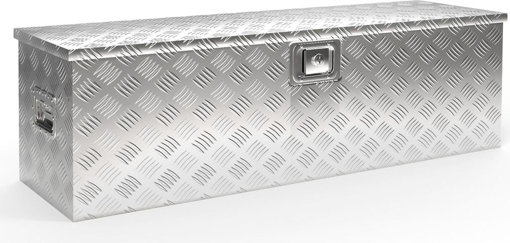 Wiltec Caisse à outils en aluminium – 124 x 37 x 38 cm – Image du produit 