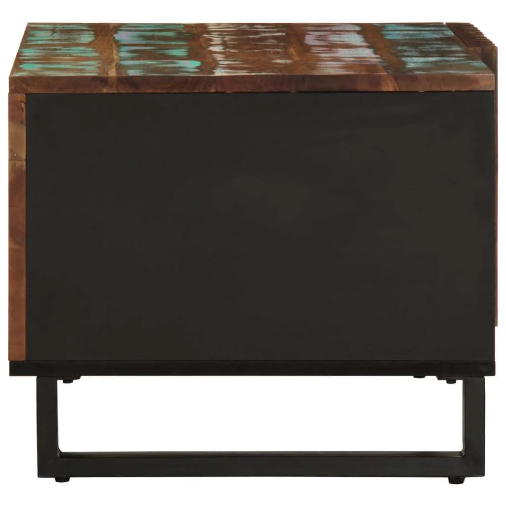 vidaXL Tavolino 80x51x40 cm in legno massiccio di acacia