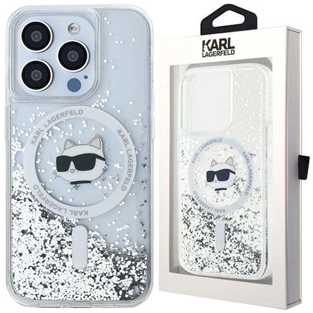 Karl Lagerfeld Liquid Glitter Choupette Head MagSafe - Produktbild 