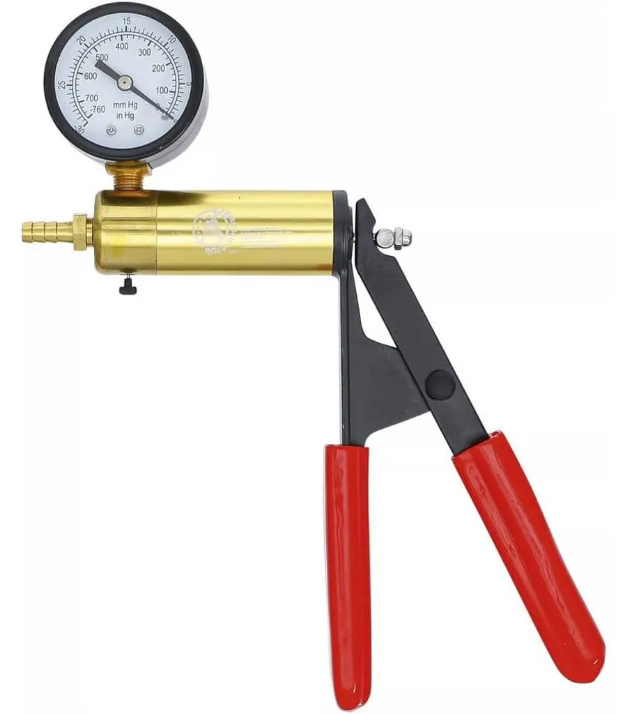 Pompe à Vide avec Manomètre D-Work 19,2x3,5x27,6 cm de Haute Précision