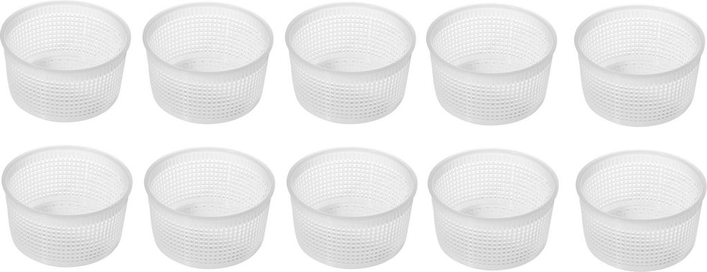10 x Kunststoff Käseform 0.35kg - 9x5.2cm, Käse Form, Kaseform, Kase Form, Käse Formen, Käseformen