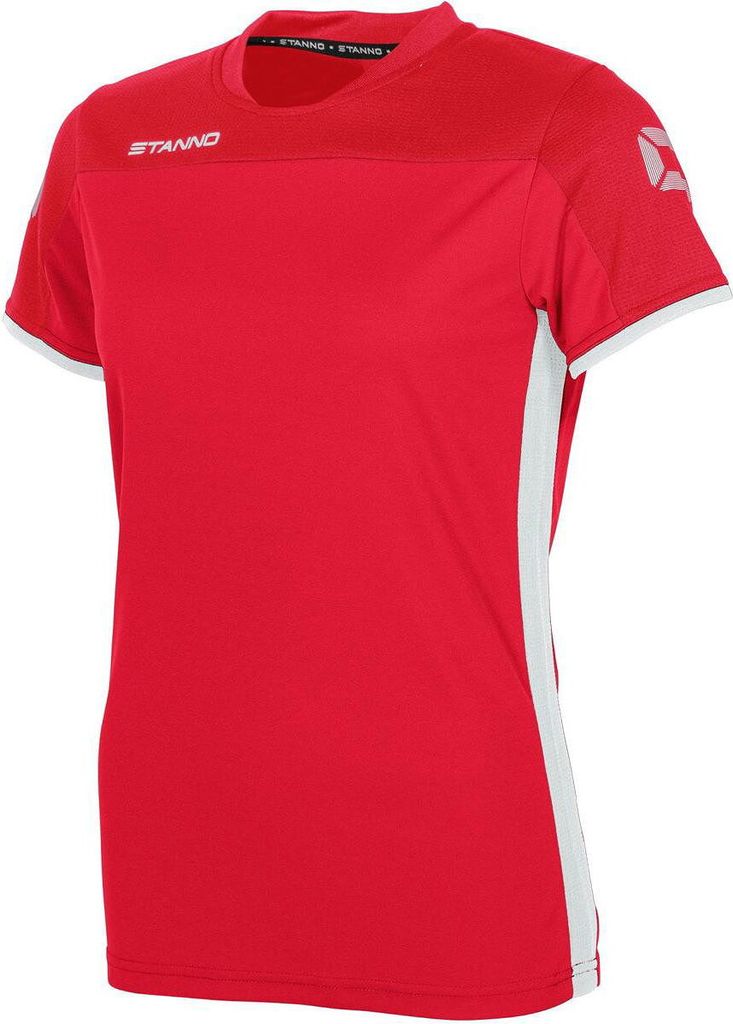 Stanno Pride T-Shirt Damen - Rot / Weiß | Größe: M