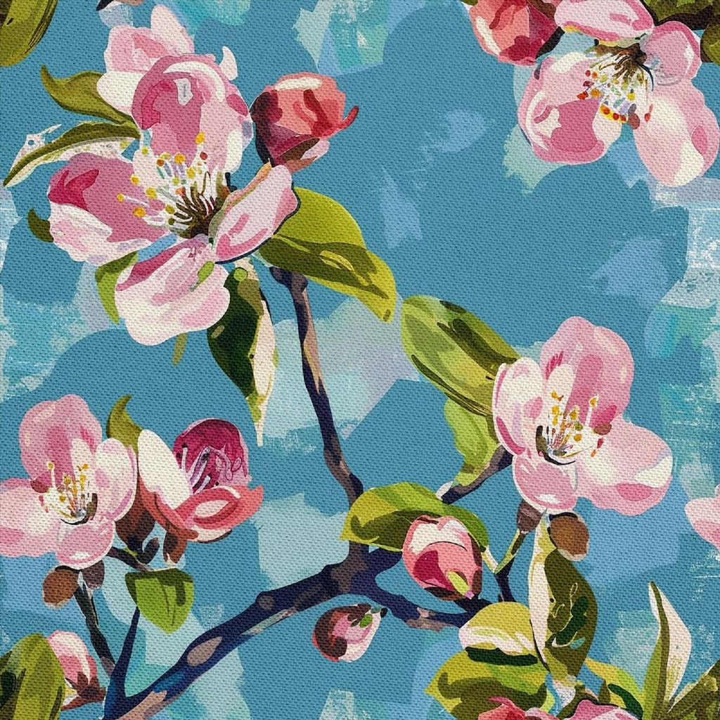 OUTDOOR DEKOSTOFFE OXFORD - Motiv Frühling I DX7308