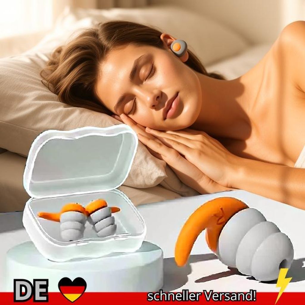 1 Paar Weiche Silikon-Ohrstöpsel mit Geräuschunterdrückung Wasserdicht