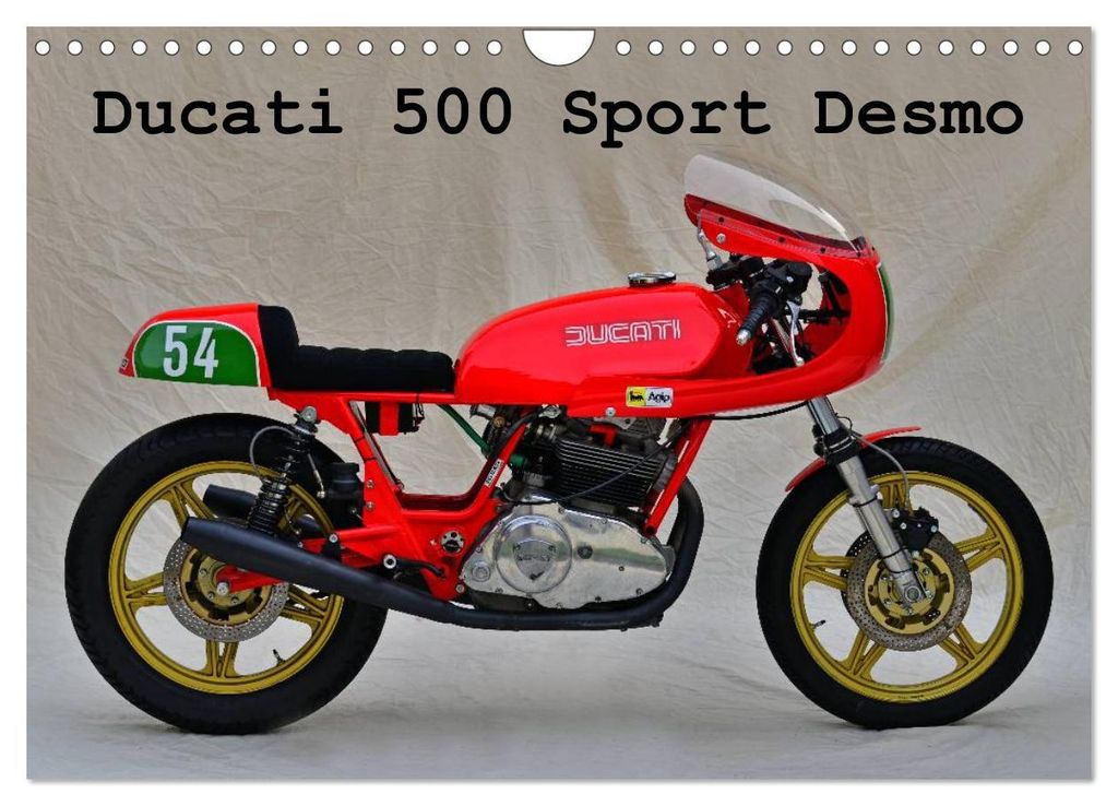 Ducati 500 Sport Desmo (Wandkalender 2027 DIN A4 quer), CALVENDO Monatskalender