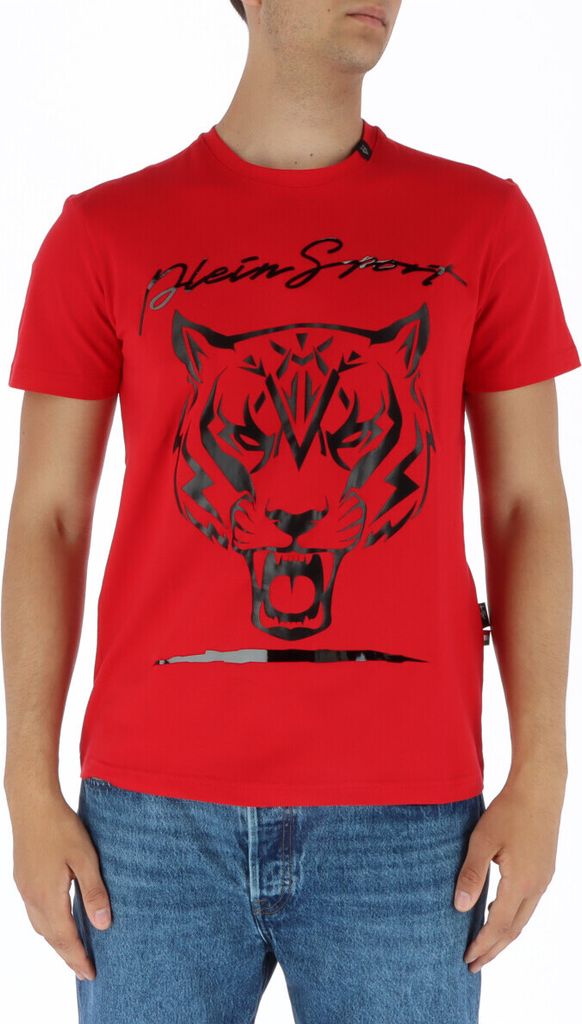 PLEIN SPORT T-shirt Herren Baumwolle Rot GR82579 - Größe: S
