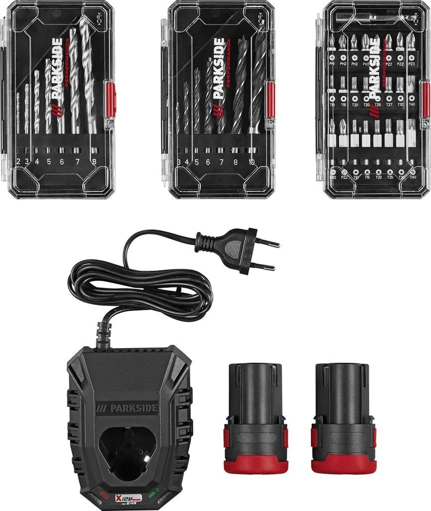 Perceuse-visseuse sans fil 12V PBSPA 12 E4 kit complet avec accessoires - 13