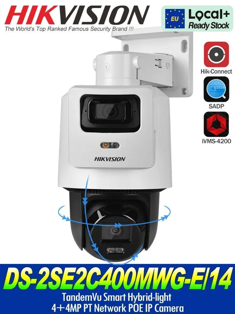 Caméra de surveillance extérieure étanche 4 MP avec double objectif - 2