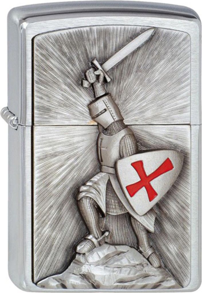 Zippo Benzin-Feuerzeug Crusader Victor, unbefüllt Produktbild 