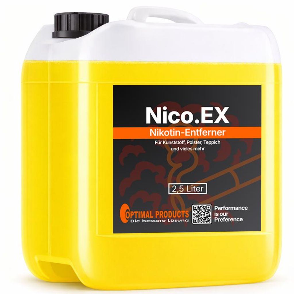 Nikotinentferner Nicoex Fensterrahmen, Polster, Wänden 2,5 Produktbild 