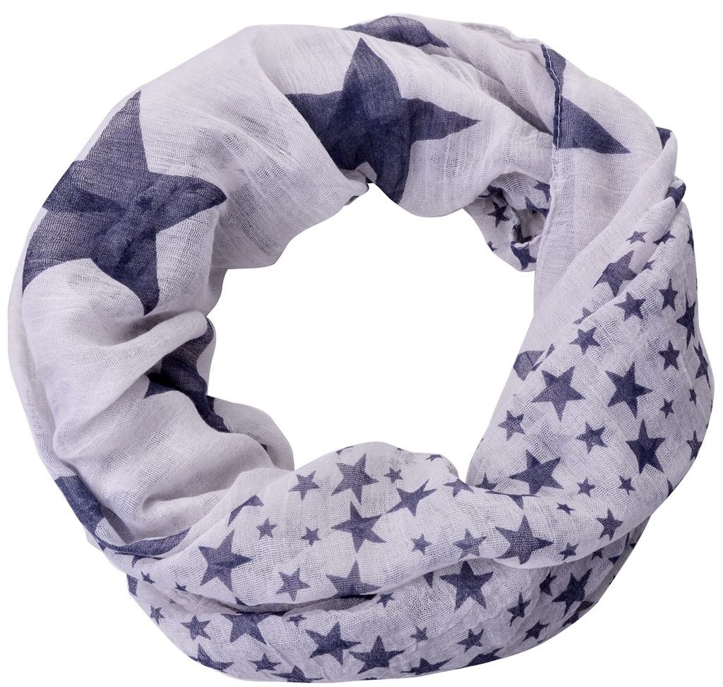 Stern Loop Schal Grau Produktbild 