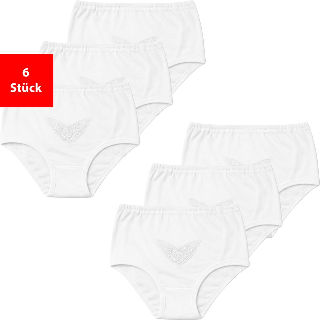 Taillenslip Damenslips Baumwolle 3er & 6er-Pack Produktbild 