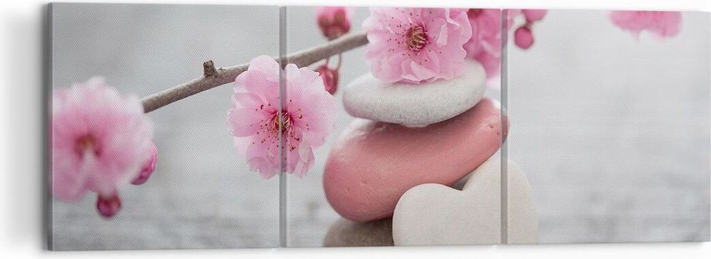 Bild auf Leinwand - Leinwandbild - Yoga weiblich Blume Gesundheit - 120x40cm - Wand Bild - Wanddeko - Leinwanddruck - Bilder - Kunstdruck - Wanddek...
