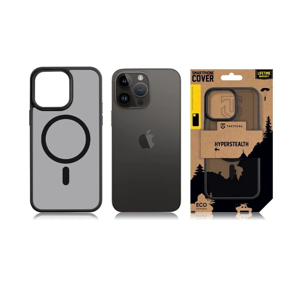 HGH Custodia Opaca Per IPhone 13/14 6,1'' - Protezione Militare Antiurto, Retro Traslucido, Touch Vellutato, Blu Scuro