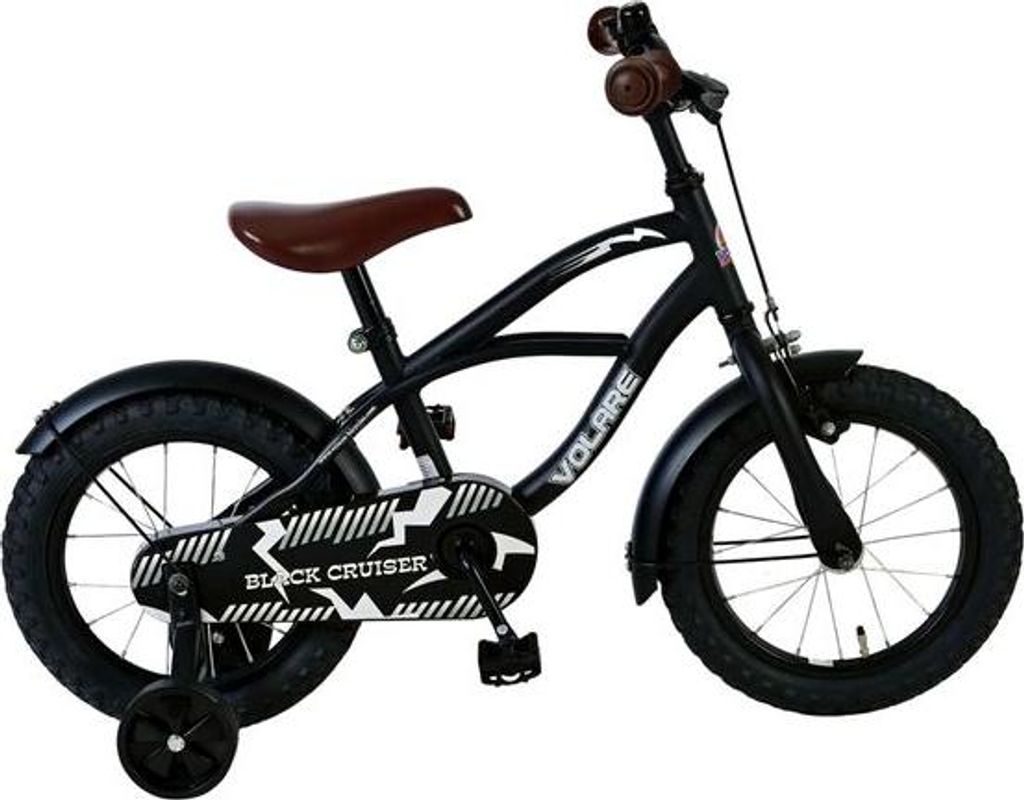 Volare Black Cruiser Kinderfahrrad - Jungen - 14 Zoll - Produktbild 