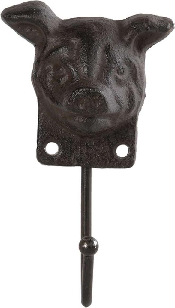 Esschert Design Haken Schweinekopf 11,4 cm - Gusseisen