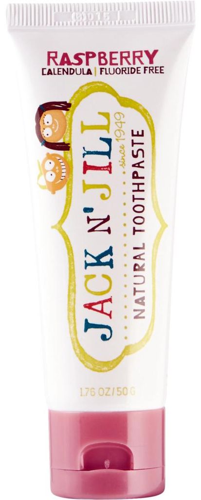 Jack n' Jill Natural toothpaste raspberry (50 gr) Productafbeelding 