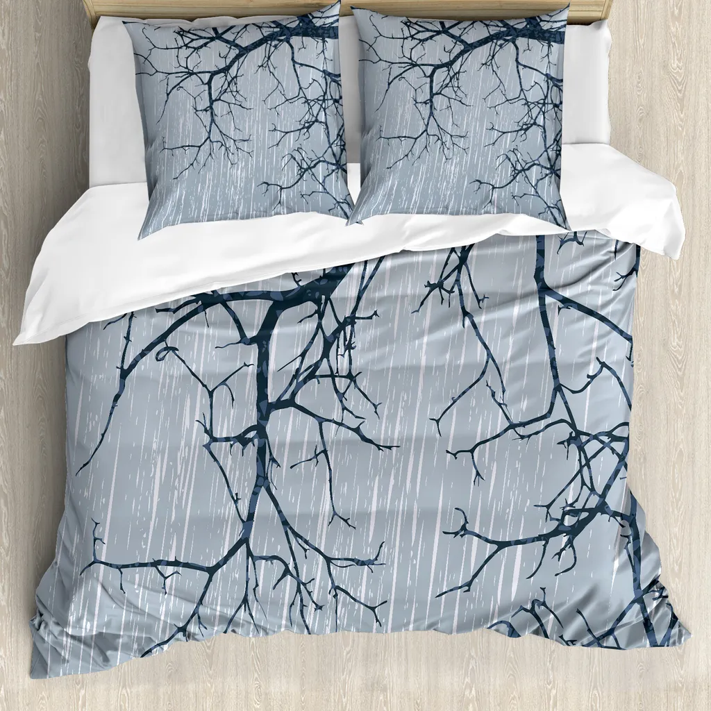 Copripiumino Matrimoniale Anti-Allergia ABAKUHAUS Grigio 200x200cm