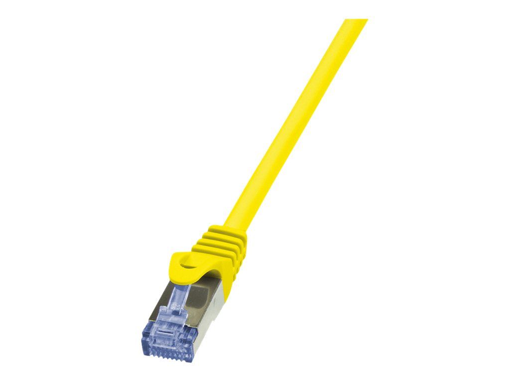 Logilink Patchkabel CAT6A  S/FTP AWG26 PIMF  1,00m gelb Image du produit 